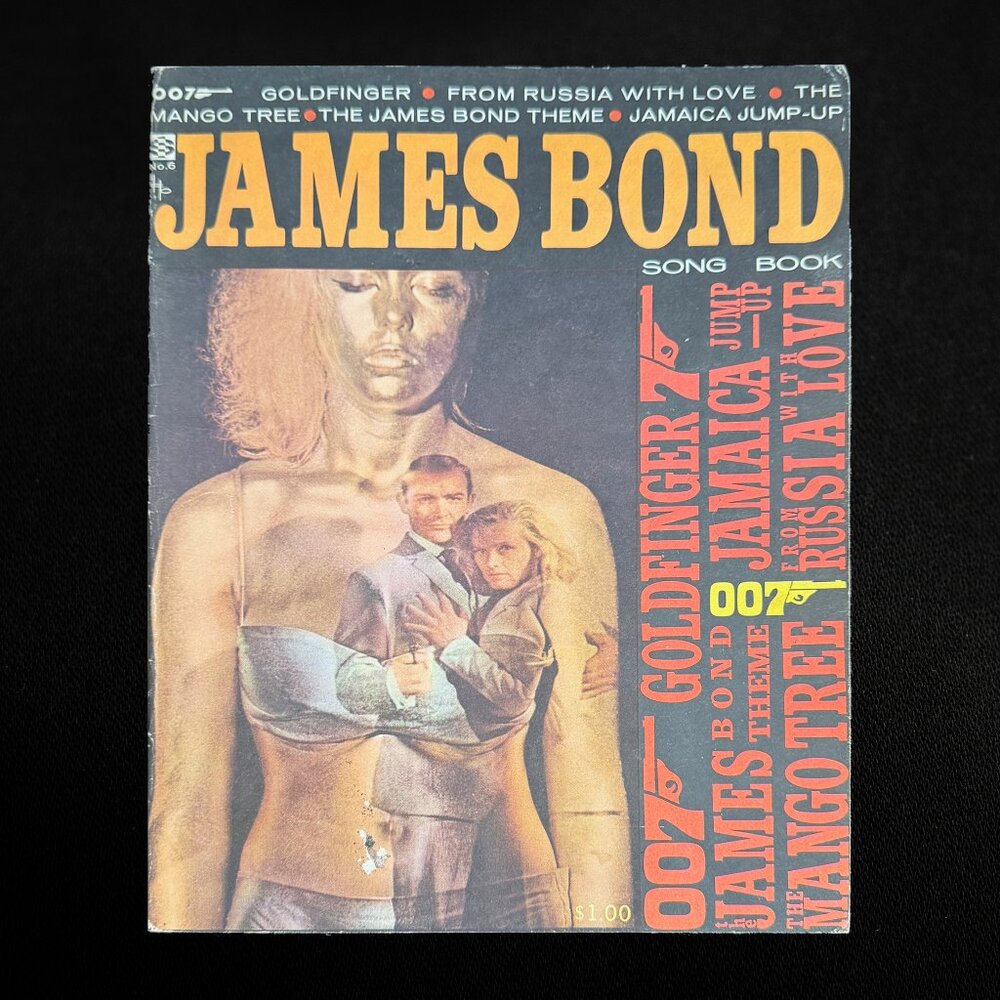 1964 James Bond 007 Song Book - Sheet Music Collectible Vintage